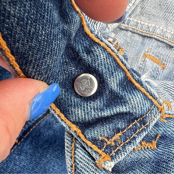 Vintage 90s Levi’s 550 relaxed fit tapered leg mom jeans Ladies 14 REG LONG - Picture 4 of 9